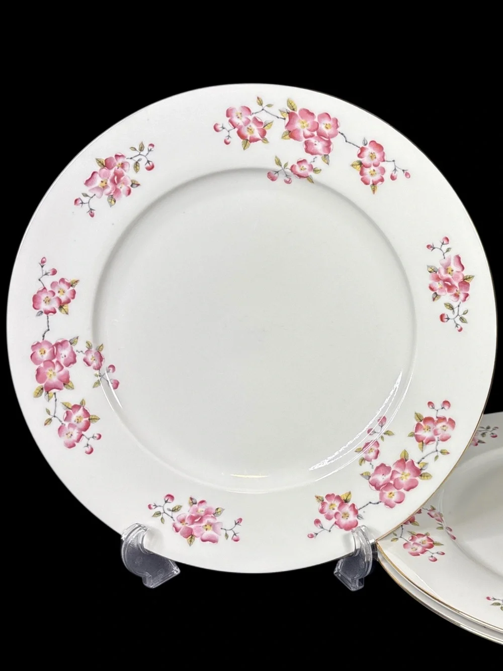 Ćmielów vintage porcelain dinner plate set of 3